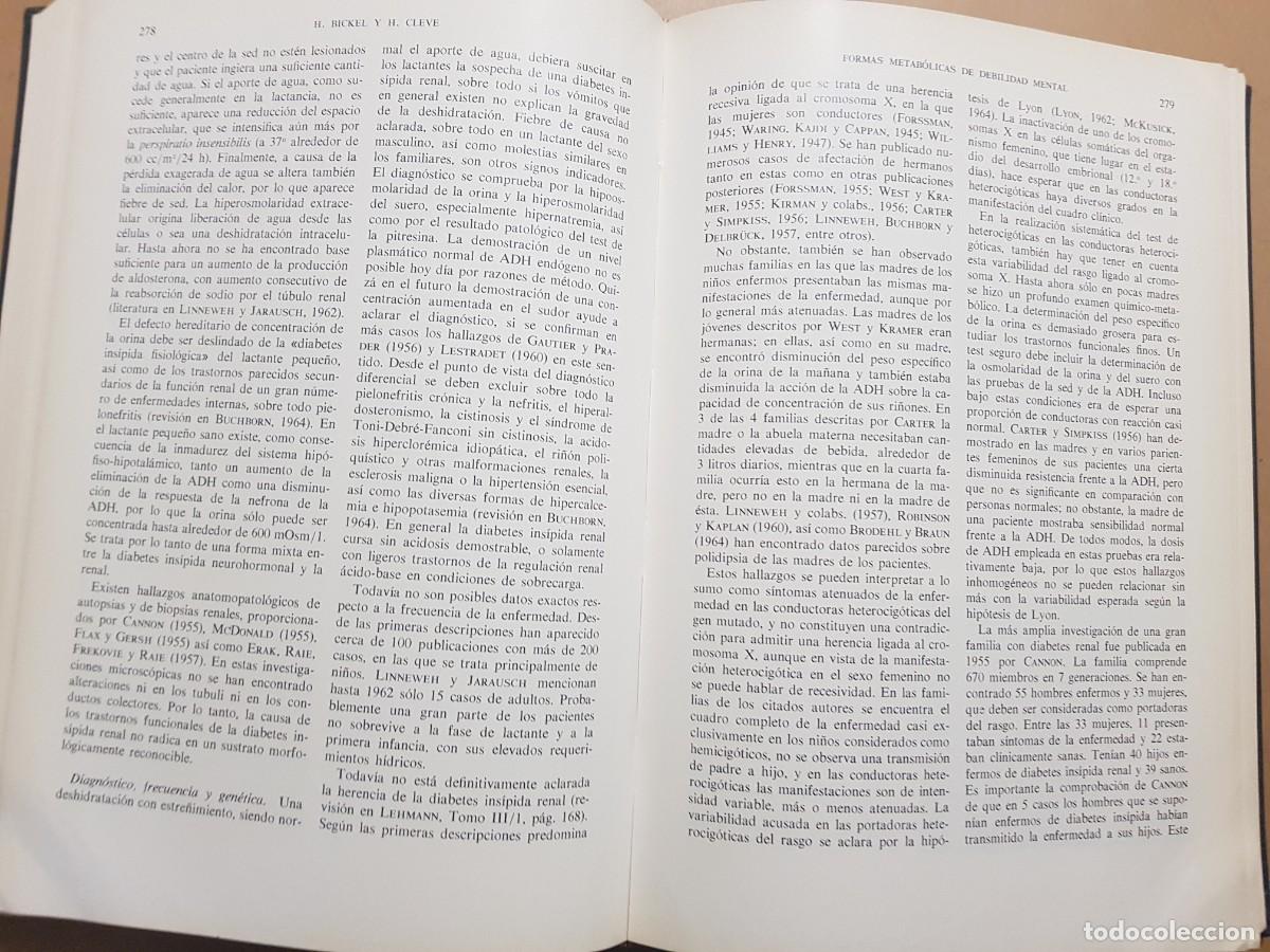Libros: GEN&Eacute;TICA HUMANA V/2 - D.BECKER - ED. TORAY - 1966 (ILUST) - Foto 16