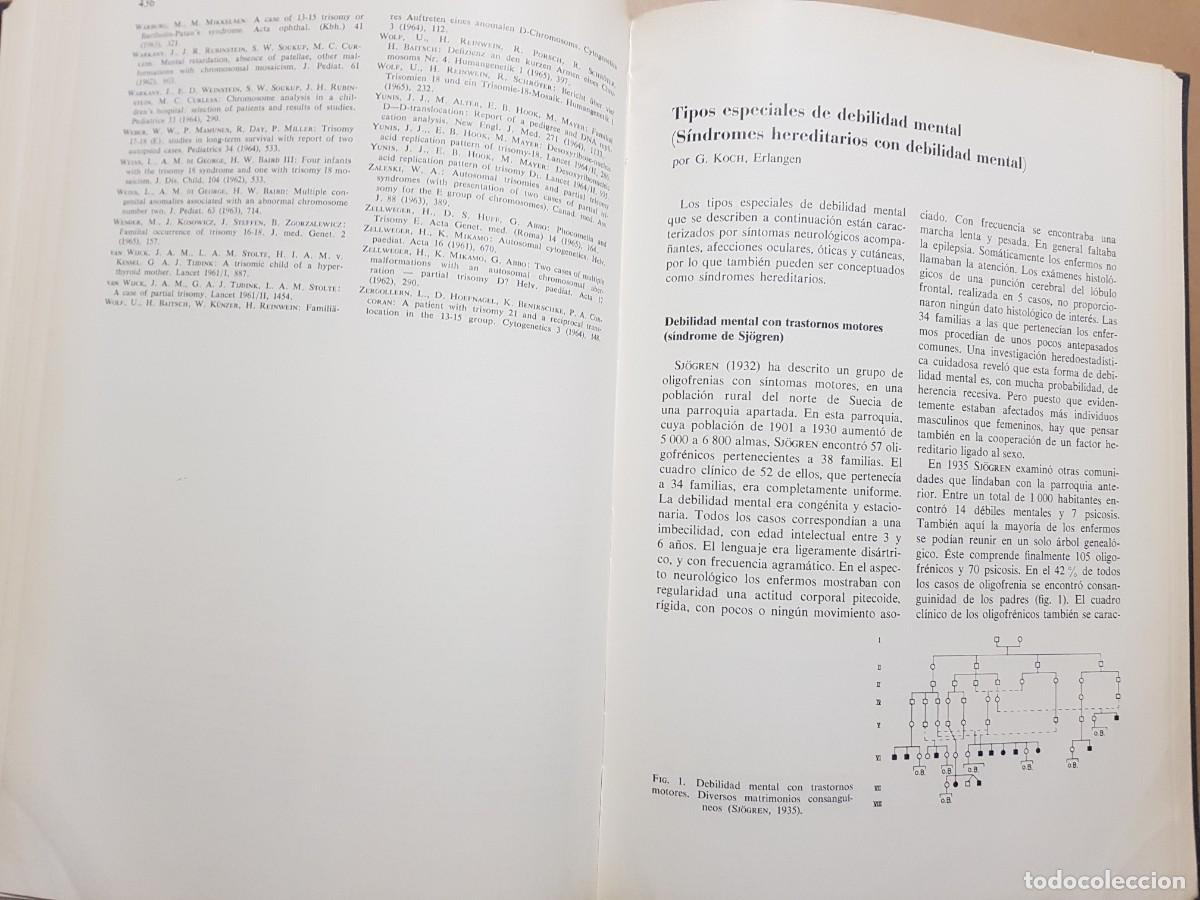 Libros: GEN&Eacute;TICA HUMANA V/2 - D.BECKER - ED. TORAY - 1966 (ILUST) - Foto 22