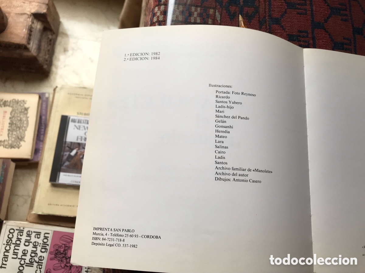 Libros: Manolete en el recuerdo. Jos&eacute; Luis de Cordoba. - Foto 6