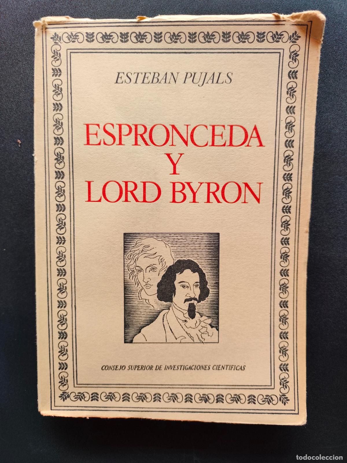 Libros: Esteban Pujals - Espronceda y Lord Byron - Foto 1