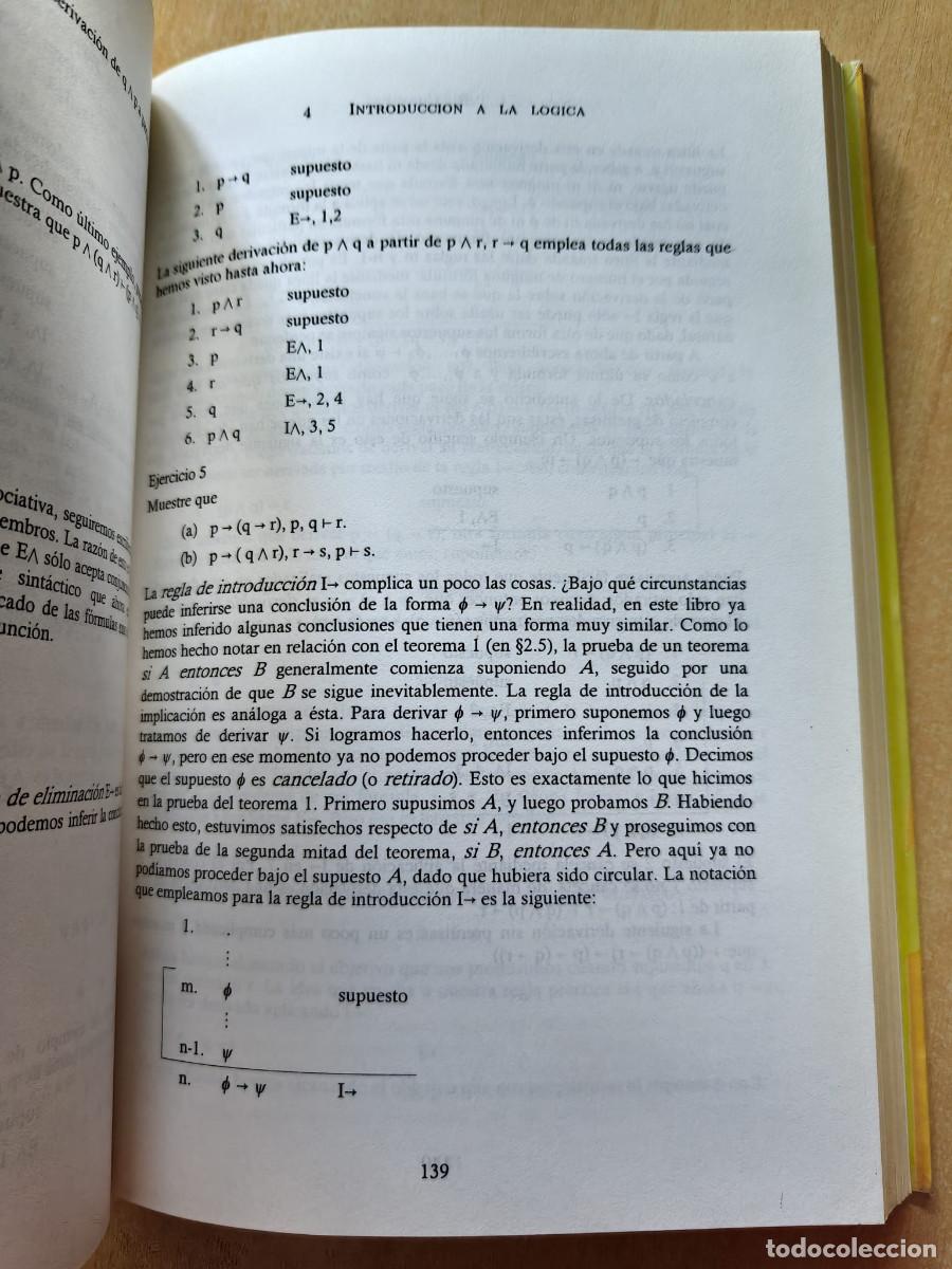 Libros: INTRODUCCI&Oacute;N A LA L&Oacute;GICA - L. T. F. GAMUT Eudeba, 2003 - Foto 7