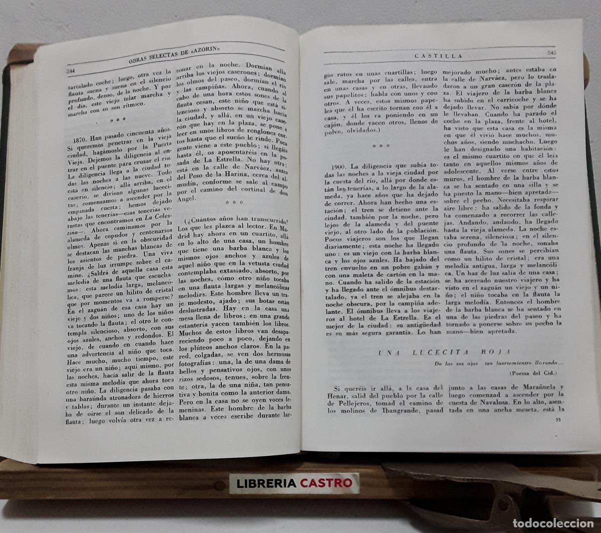 Libros: Obras Selectas, Azor&iacute;n - Antonio Azor&iacute;n. - Foto 2