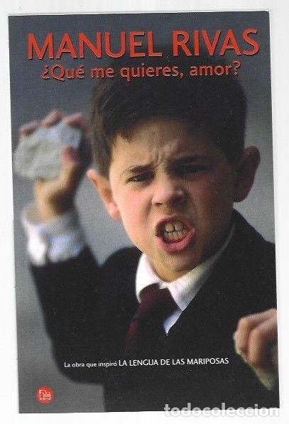 Libros: &iquest;QUE ME QUIERES AMOR? - RIVAS, MANUEL - Foto 1