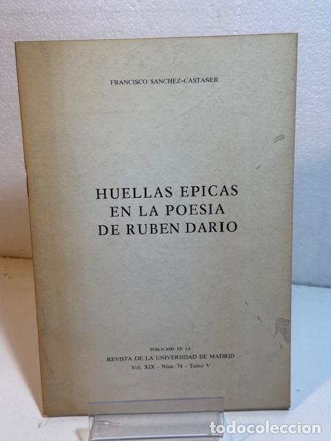 Libros: HUELLAS EPICAS EN LA POESIA DE RUBEN DARIO S