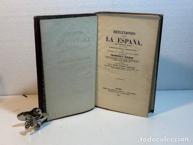 REFLEXIONES SOBRE LA ESPA&Ntilde;A BELMAR FRANCISCO S 1861
