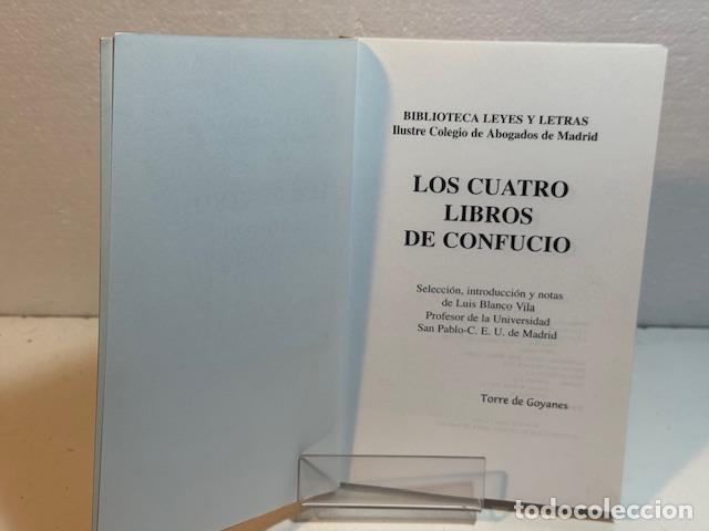 Libros: LOS CUATRO LIBROS DE CONFUCIO - Foto 2