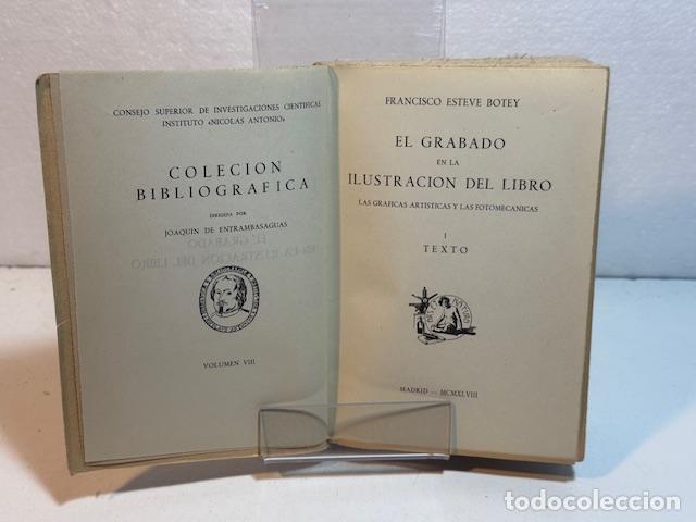 Libros: EL GRABADO EN LA ILUSTRACION DEL LIBRO TOMO I TEXTO - Foto 2