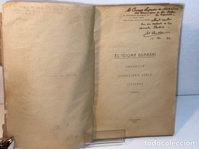 Libros: EL IDIOMA GUARANI - Foto 2