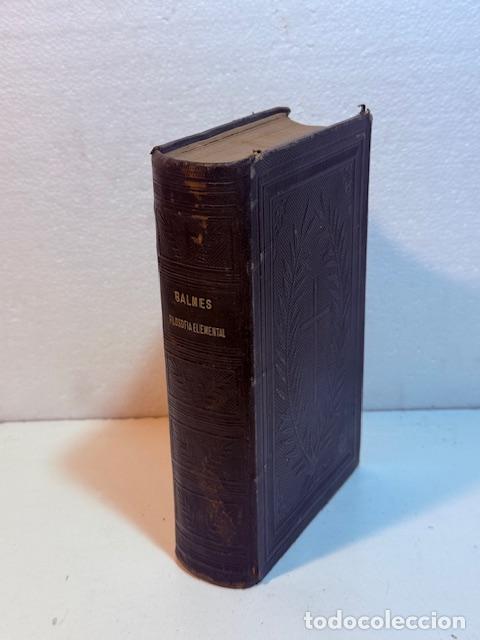 Libros: CURSO DE FILOSOFIA ELEMENTAL JAIME BALMES 1892 - Foto 1