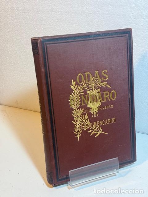 Libros: ODAS DE PINDARO 1888 - Foto 1