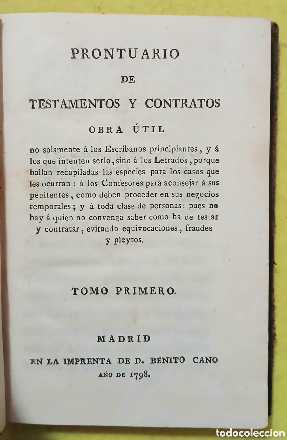 Libros: Prontuario de testamentos y contratos - Foto 3