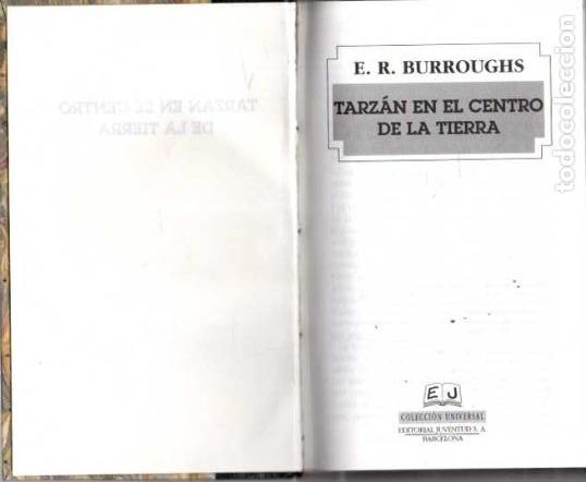 Libros: TARZAN EN EL CENTRO DE LA TIERRA. - RICE BURROUGHS, Edgar. - Foto 1