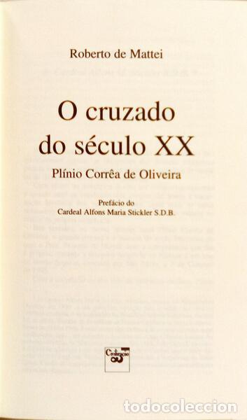 Libros: MATTEI. (Roberto de) - O CRUZADO DO S&Eacute;CULO XX. - Foto 2