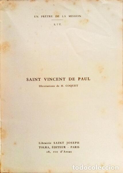 Libros: SAINT VINCENT DE PAUL. - Foto 2