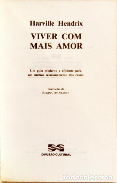Libros: HENDRIX. (Harville) - VIVER COM MAIS AMOR. - Foto 2