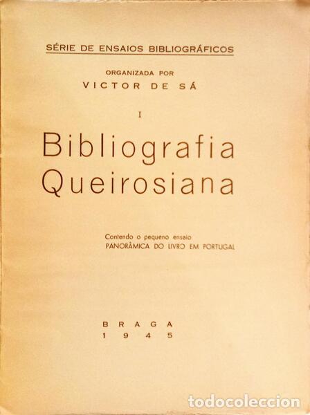 Libros: S&Aacute;. (Victor de) - BIBLIOGRAFIA QUEIROSIANA. - Foto 2