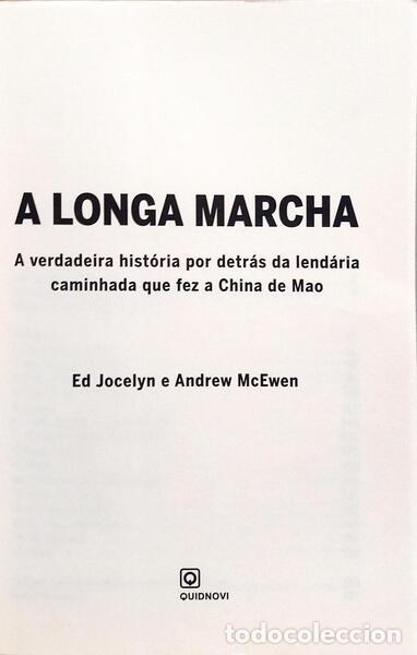Libros: JOCELYN. (Ed) e Andrew Mcewen. - A LONGA MARCHA. [1.&ordf; EDI&Ccedil;&Atilde;O] - Foto 2