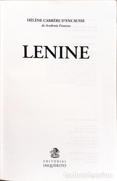 Libros: CARRERE D&#39;ENCAUSSE. (H&eacute;l&egrave;ne) - LENINE. - Foto 2