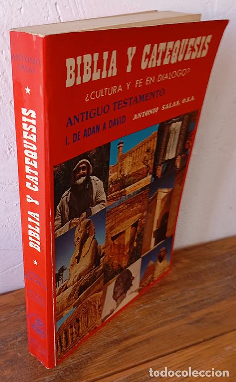 Libros: BIBLIA Y CATEQUESIS &iquest;CULTURA Y FE EN DI&Aacute;LOGO? ANTIGUO TESTAMENTO. I. DE ADAN A DAVID - ANTONIO SALAS