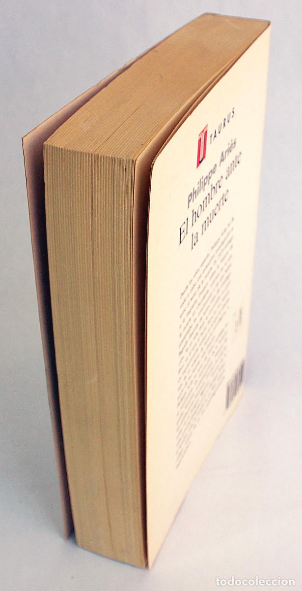 Libros: El hombre ante la muerte, Philippe Aries - Foto 3