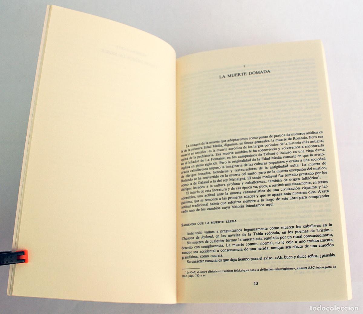 Libros: El hombre ante la muerte, Philippe Aries - Foto 6