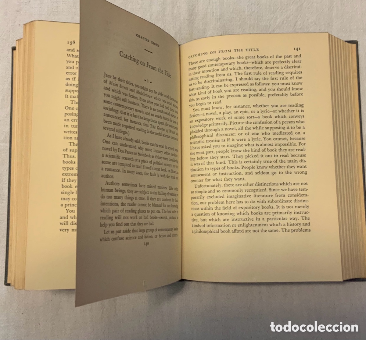Libros: HOW TO READ A BOOK. Mortimer J. Adler - Foto 6