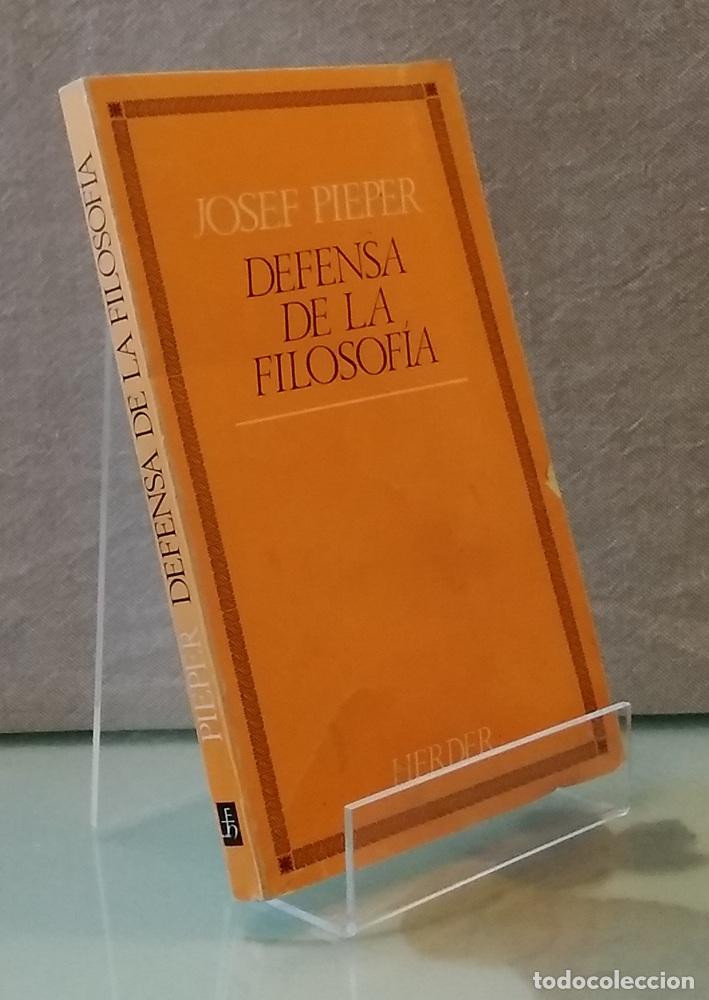 Livres: Defensa de la filosof&iacute;a - Joseph Pieper