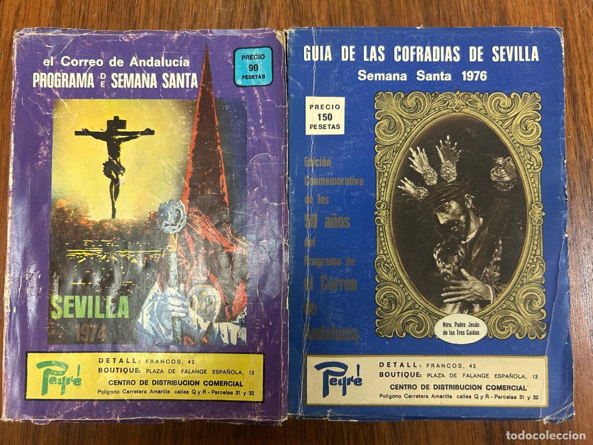 Libros: Programas de Semana Santa de Sevilla de 1974 y 1976 - Foto 1