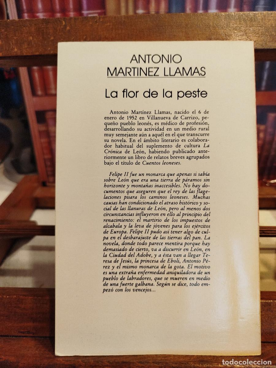 Libros: La flor de la peste - Mart&iacute;nez Llamas, Antonio (1952-) - Foto 2