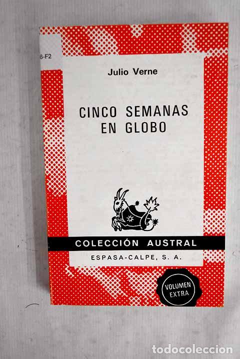 Libros: Cinco semanas en globo.- Verne, Julio