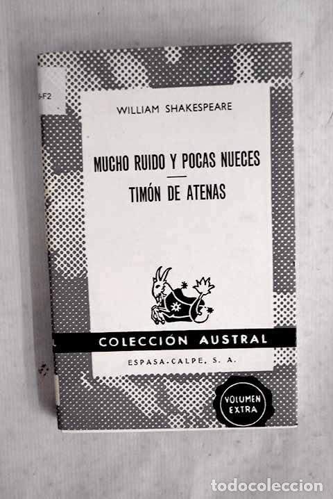 Libros: Mucho ruido y pocas nueces: Tim&oacute;n de Atenas.- Shakespeare, William