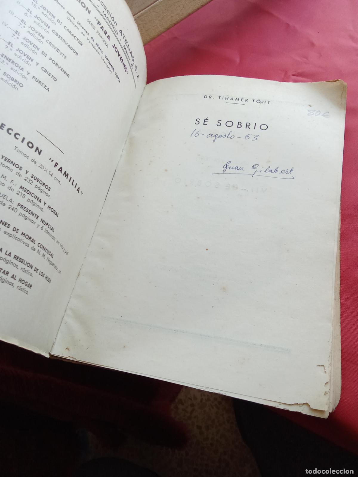 Libros: S&eacute; sobrio. Dr. Tiham&eacute;r T&oacute;th L.19997-481 - Foto 4