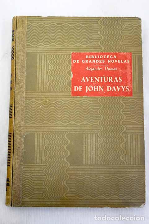 Libros: Aventuras de John Davys.- Dumas, Alejandro - Foto 1