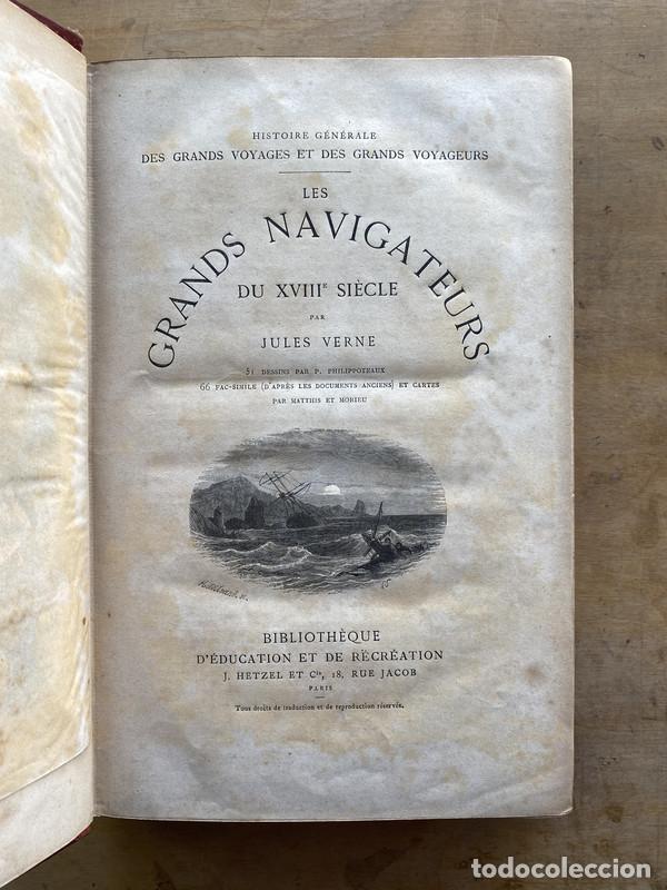 Libros: Grands navigateurs du XVIII si&egrave;cle - Verne Jules - Foto 2