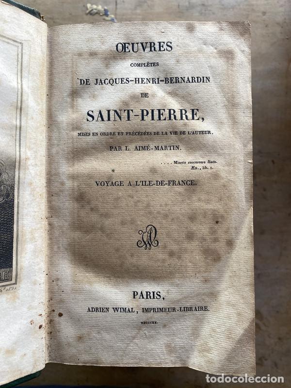Libros: Oeuvres completes - De Saint-Pierre Jacques-Henri-Bernardin - Foto 1