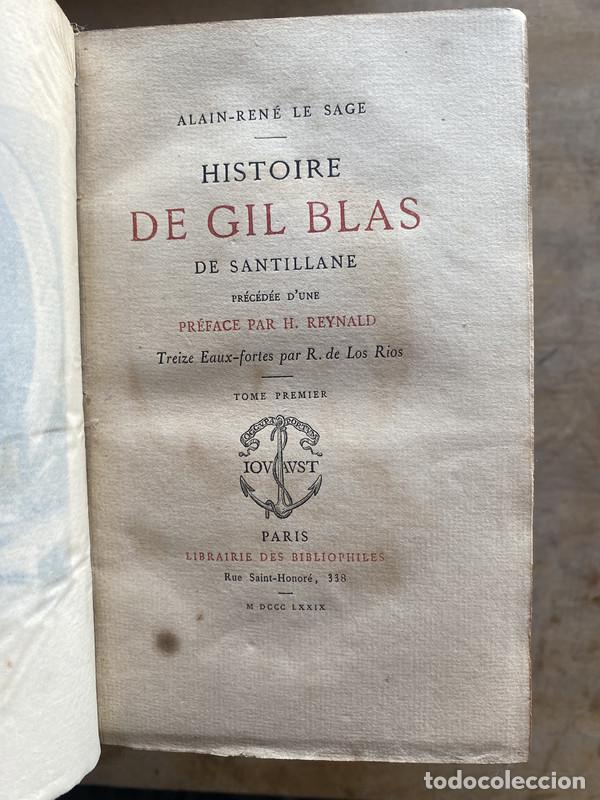 Libros: Histoire de Gil Blas de Santillane - Le Sage Alain-Rene - Foto 1