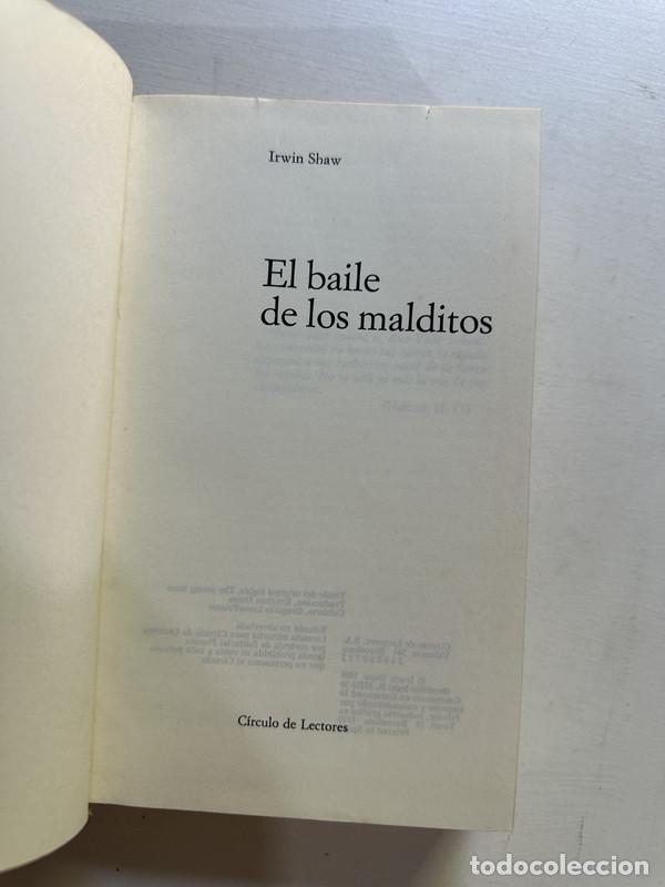 Libros: El baile de los malditos - Shaw Irwin - Foto 2