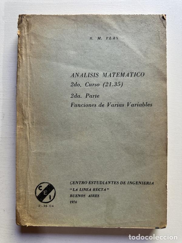 Libros: Analisis matematico - Flax R. M. - Foto 1
