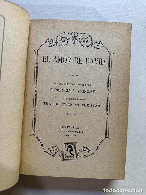 Libros: El amor de David - Barclay Florence L. - Foto 2