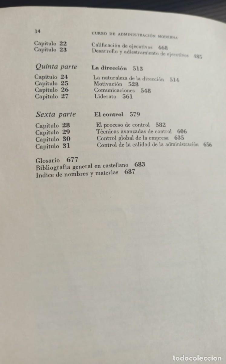 Libros: Curso de administraci&oacute;n moderna - Koontz- ODonnell - Foto 3