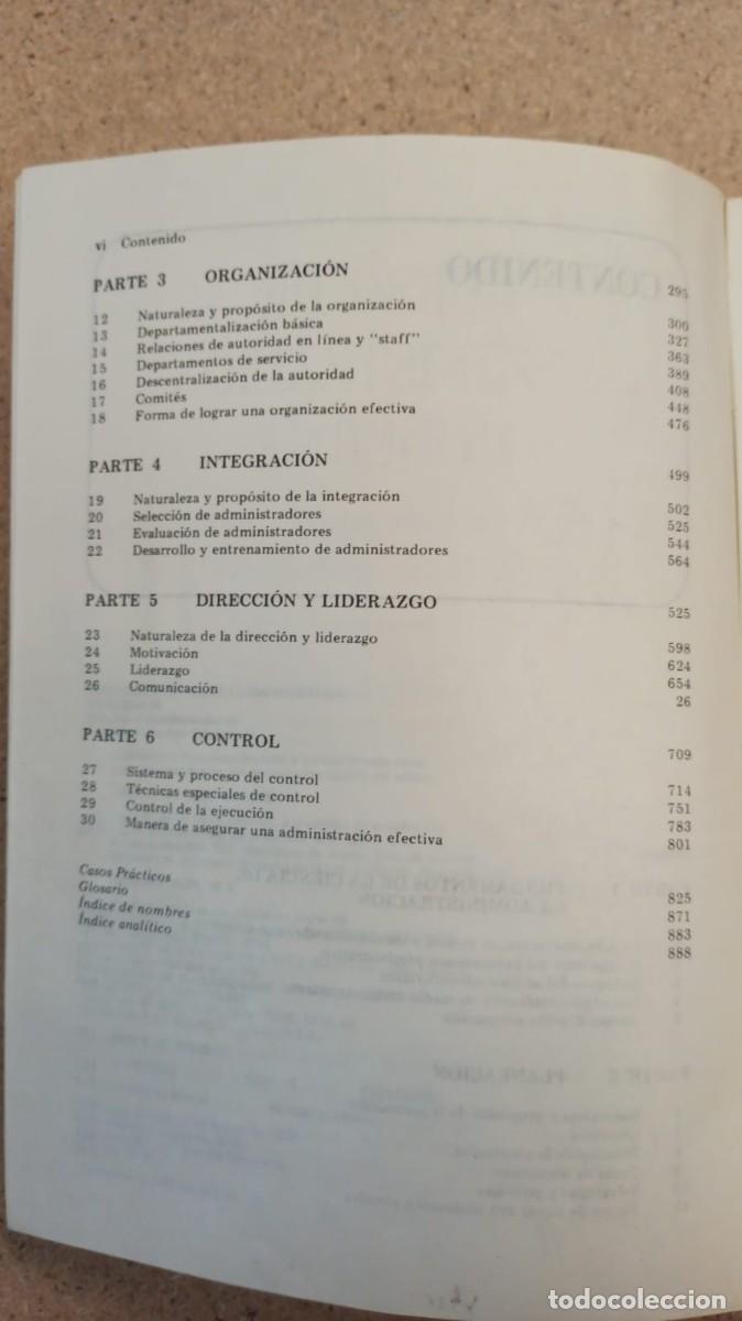 Libros: Curso de Administraci&oacute;n Moderna - Koontz- ODonnell - Foto 4