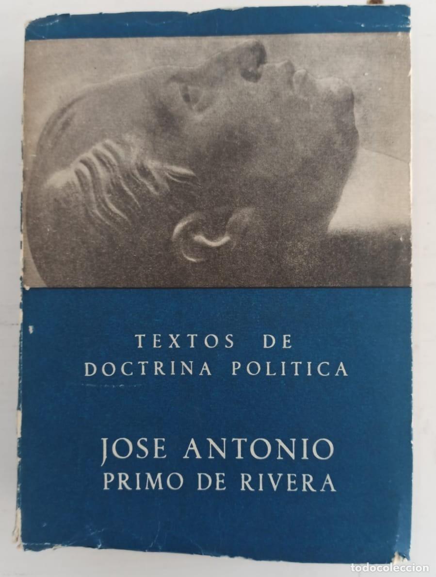 Libros: Textos de doctrina pol&iacute;tica - Jos&eacute; Antonio Primo de Rivera