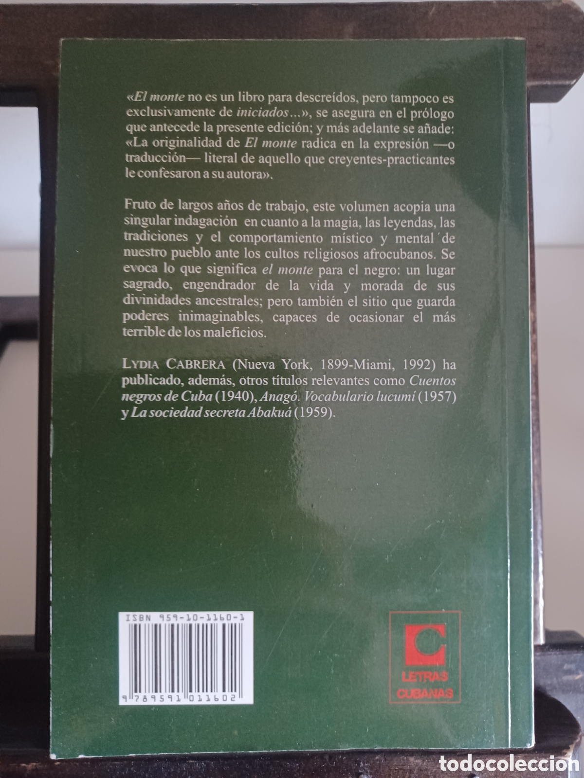 Libros: El monte/ Lydia Cabrera/ Letras Cubanas, 2006 - Foto 2