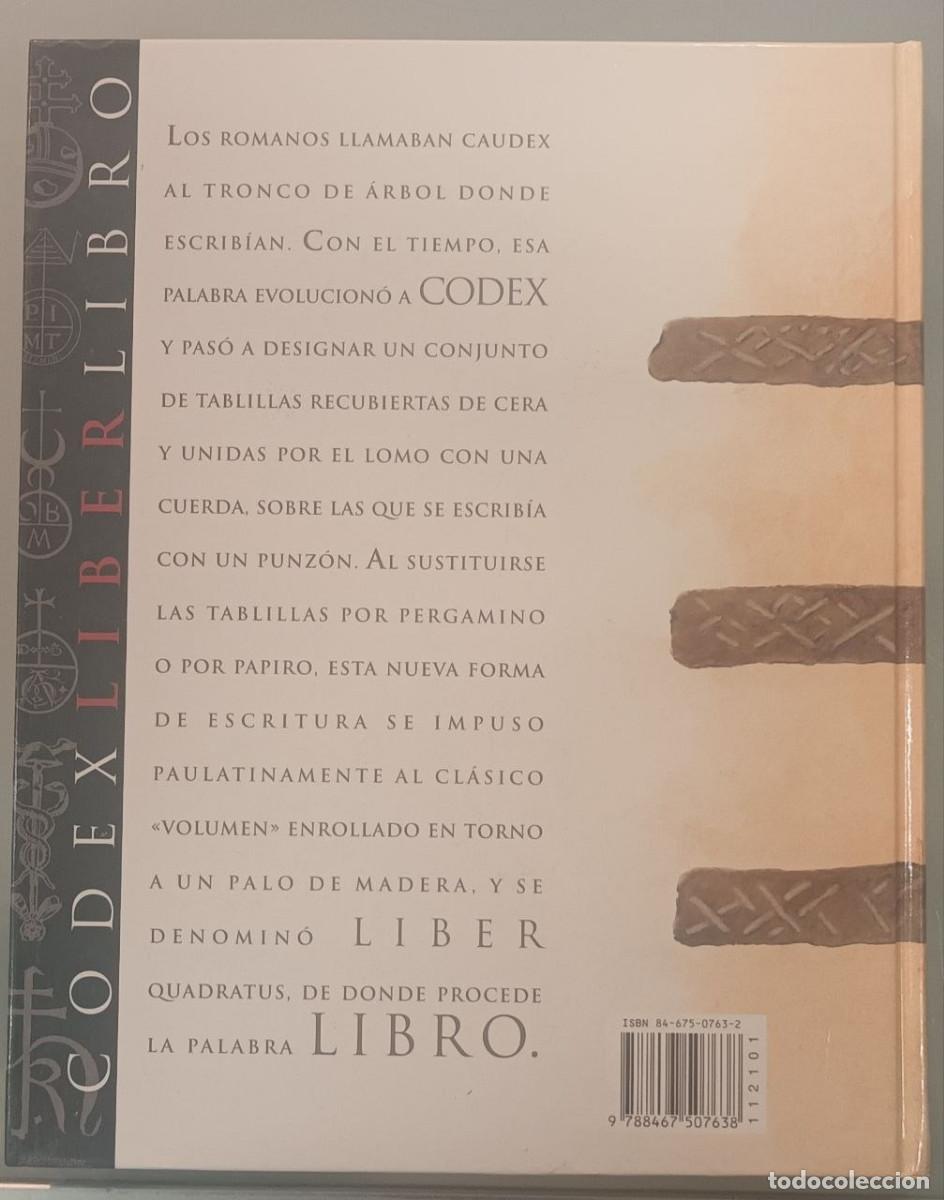 Libros: CODEX LIBER LIBRO. VV.AA. ENRIQUE AGUDO. EDICIONES SM, 2006. - Foto 2