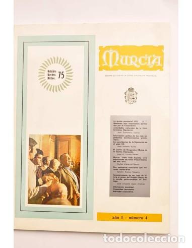 Libri di seconda mano: Murcia. Revista informativa de la Diputaci&oacute;n Provincial. A&ntilde;o I, n&ordm; 4, octubre, noviembre, diciembre,