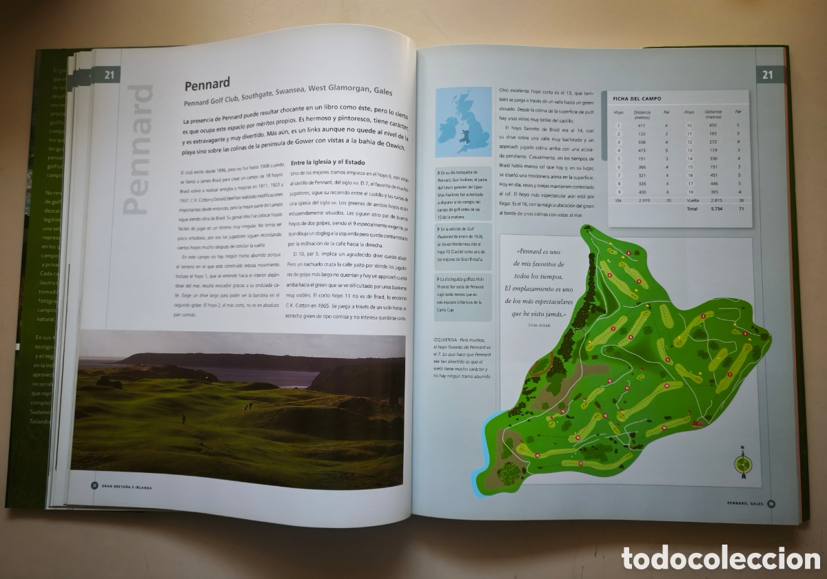 Libros: 101 Campos de Golf del mundo - Foto 5