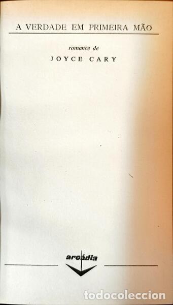 Libros: CARY. (Joyce) - A VERDADE EM PRIMEIRA M&Atilde;O. - Foto 2