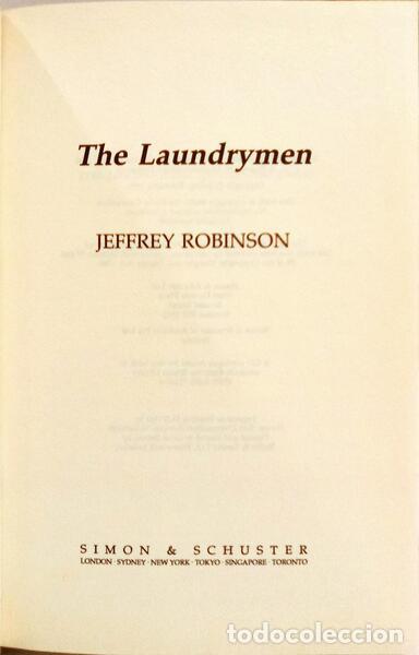 Libros: ROBINSON. (Jeffrey) - THE LAUNDRYMEN. - Foto 2