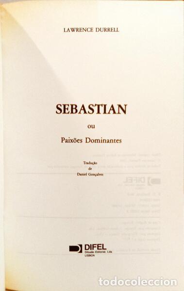 Libros: DURRELL. (Lawrence) - SEBASTIAN OU PAIX&Otilde;ES DOMINATES. - Foto 2