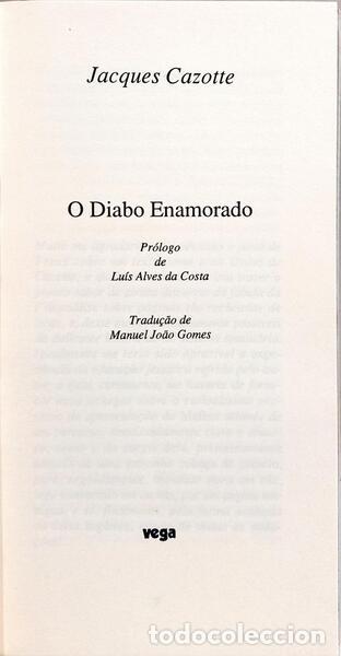 Libros: CAZOTTE. (Jacques) - O DIABO ENAMORADO. - Foto 2